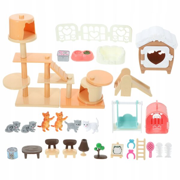 Interaktives Katzenspielzeug-Set für Kinder mit sicherem und lehrreichem Design
