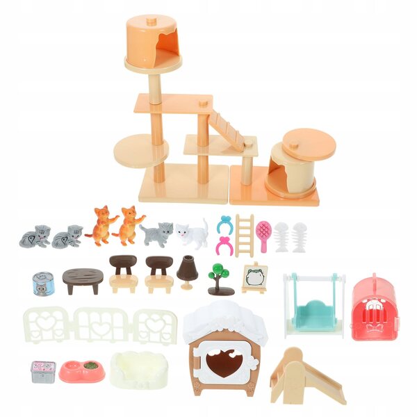 Interaktives Katzenspielzeug-Set für Kinder mit sicherem und lehrreichem Design