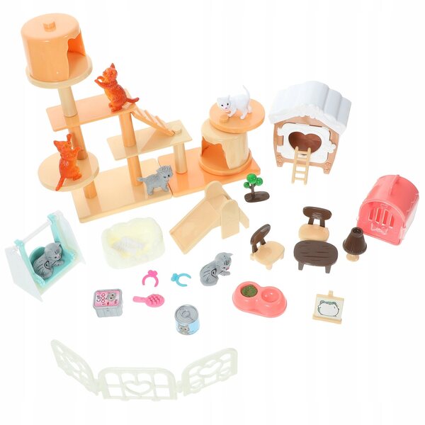 Interaktives Katzenspielzeug-Set für Kinder mit sicherem und lehrreichem Design