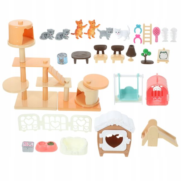 Interaktives Katzenspielzeug-Set für Kinder mit sicherem und lehrreichem Design