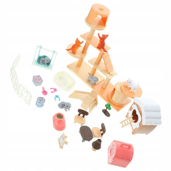 Interaktives Katzenspielzeug-Set für Kinder mit sicherem und lehrreichem Design
