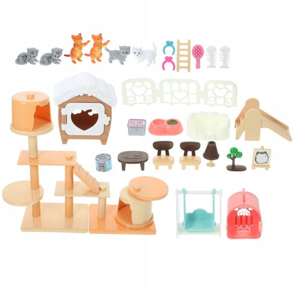 Interaktives Katzenspielzeug-Set für Kinder mit sicherem und lehrreichem Design