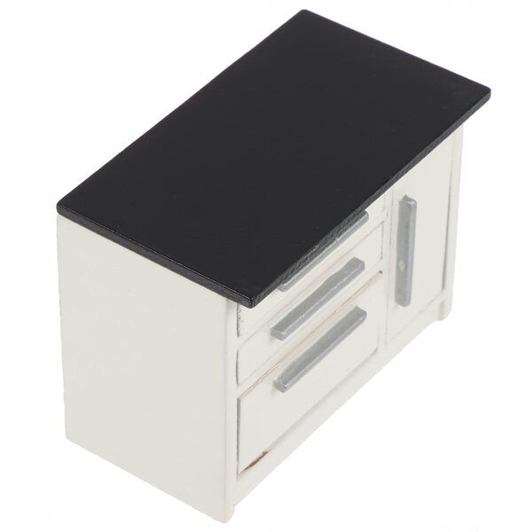 Mobili Miniatura in Legno per Casa delle Bambole 8,5x5x6,7 cm Colore Avorio