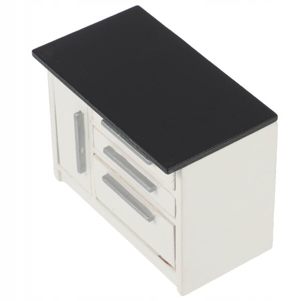 Mobili Miniatura in Legno per Casa delle Bambole 8,5x5x6,7 cm Colore Avorio