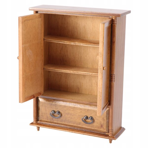 Mini armadio in legno per decorazioni e giochi, accessorio perfetto per casa in miniatura