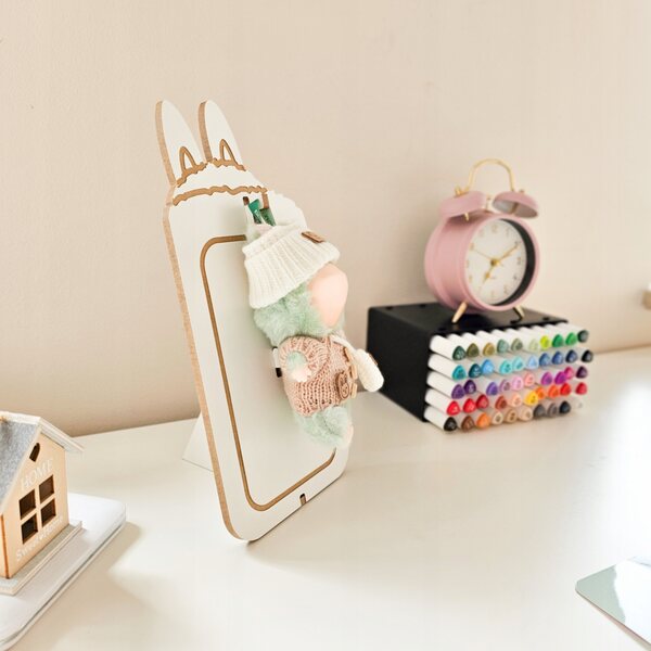 Labubu-Puppenständer und Brelok-Kleiderbügel aus MDF 30 cm für Kinder