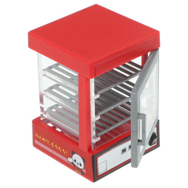 Mini frigorifero rosso in plastica per casetta delle bambole, 4,8x3,3x3,3 cm