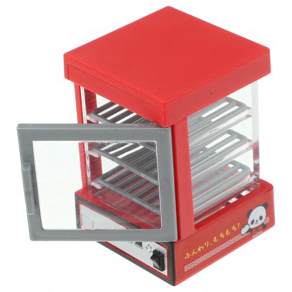 Mini frigorifero rosso in plastica per casetta delle bambole, 4,8x3,3x3,3 cm