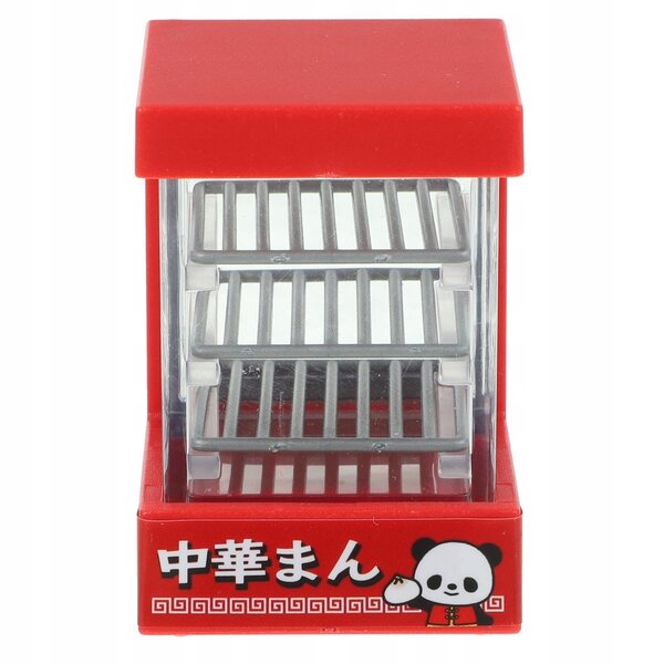 Mini frigorifero rosso in plastica per casetta delle bambole, 4,8x3,3x3,3 cm