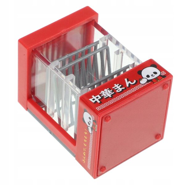 Mini frigorifero rosso in plastica per casetta delle bambole, 4,8x3,3x3,3 cm