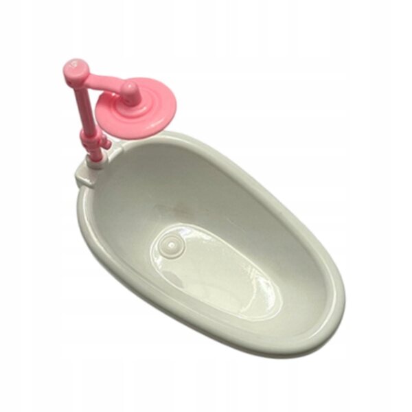 Realistische Puppenhaus-Miniaturbadewanne im Vintage-Stil
