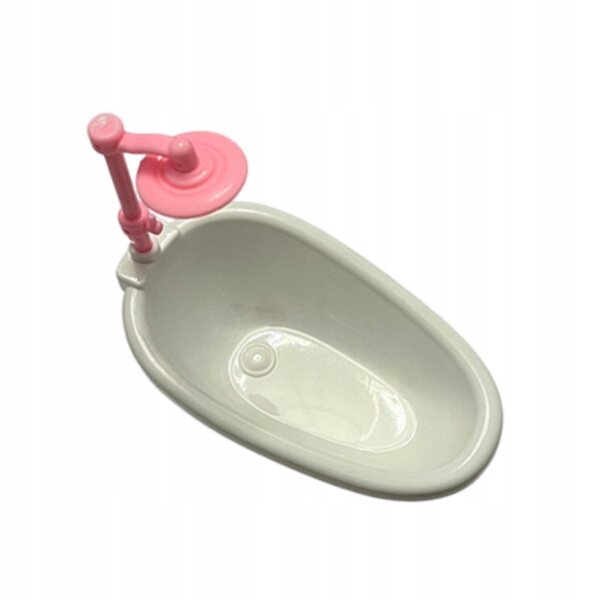 Realistische Puppenhaus-Miniaturbadewanne im Vintage-Stil