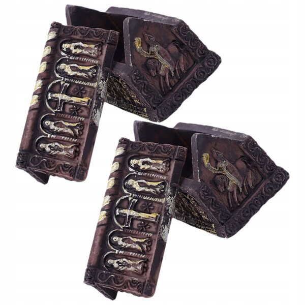 Mini-Harz-Trumnette für Halloween-Dekorationen – Set mit 2 Stück, 5 x 4 x 3 cm