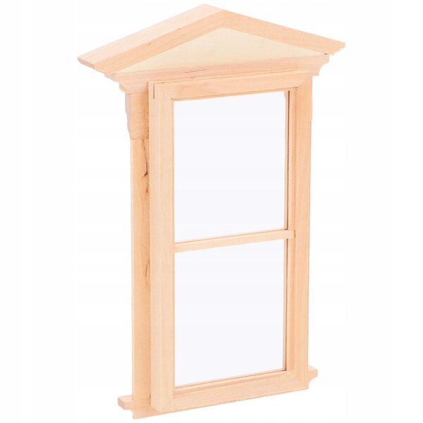 Mini finestra in legno per casa delle bambole DIY decorativa e creativa