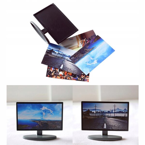 Miniatura TV e Mobile per Casa delle Bambole in Scala 1:12 - Design Moderno
