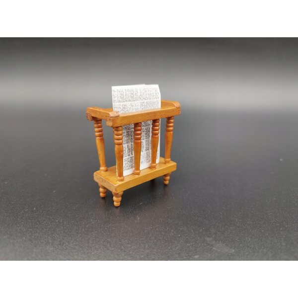 Mini mebelki Gazetownik skala 1:12 mebelki nowe