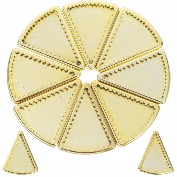 Lot de 10 mini Talerzi décoratifs en plastique pour maisons de poupées et jeux