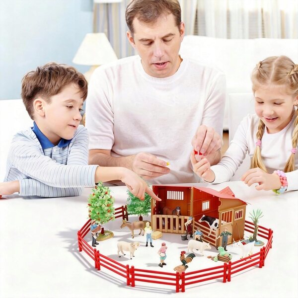 Mini recinto per cavalli giocattolo per bambini – gioco creativo e sicuro