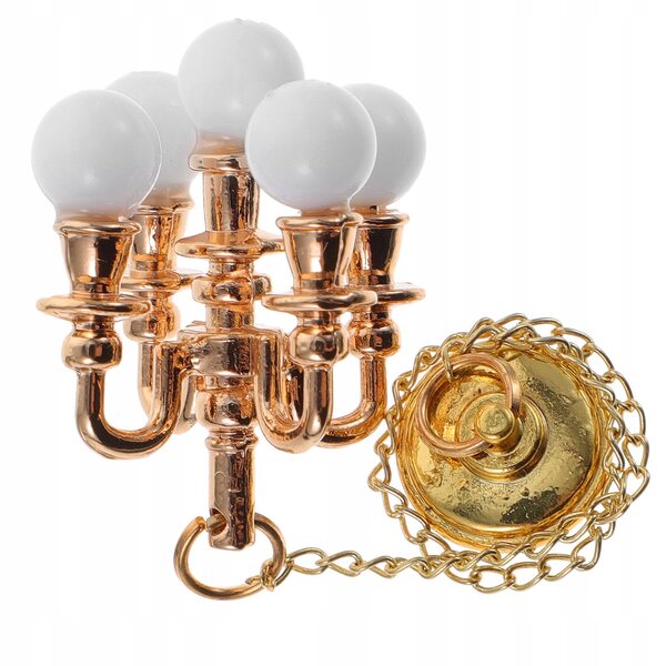 Mini lampada a sospensione decorativa per case di bambole - modellino dettagliato