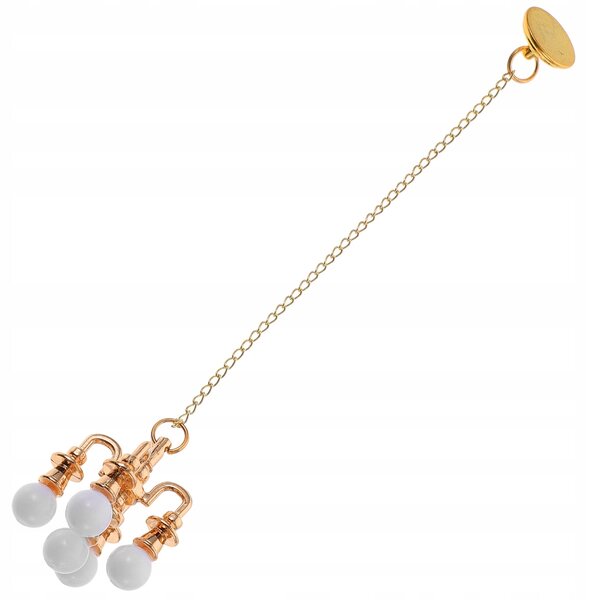 Mini lampada a sospensione decorativa per case di bambole - modellino dettagliato