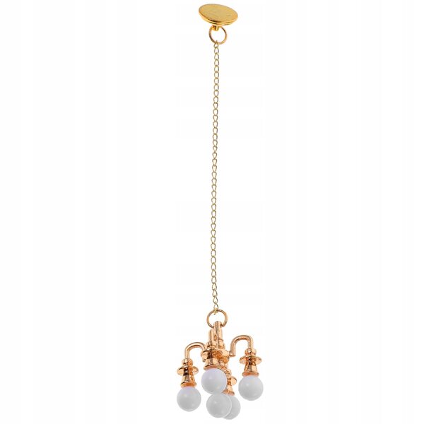 Mini lampada a sospensione decorativa per case di bambole - modellino dettagliato