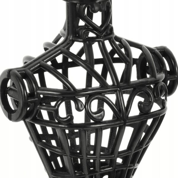 Set 5 Mini Manichini Neri Resistenti per Esposizione Vestiti Bambole