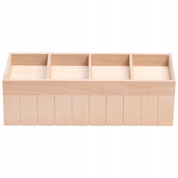 Holzminiatur: elegante Obst- und Gemüsepräsentation für Puppenhäuser
