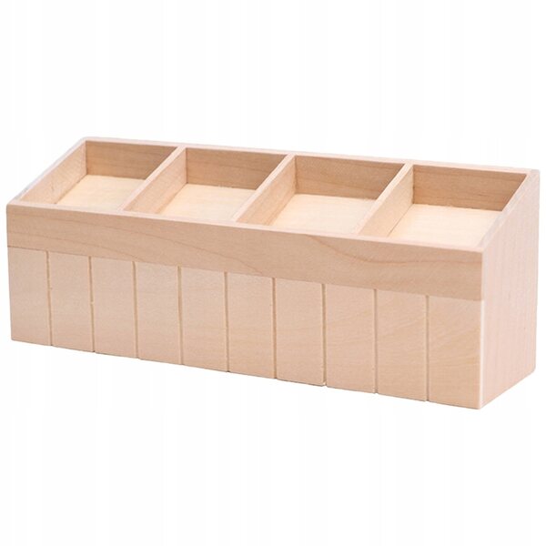 Holzminiatur: elegante Obst- und Gemüsepräsentation für Puppenhäuser