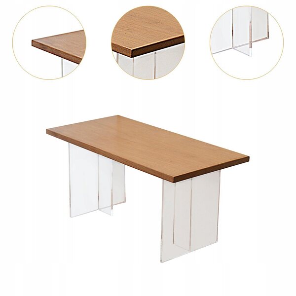 Mobili in legno per casa delle bambole scala 1:6 - scrivania realistica 12 pollici