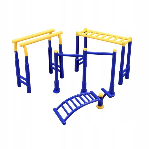 Miniatur-Fitnessgeräte-Set 1:12 1:18 für Dioramen und Puppenhäuser