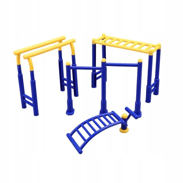 Miniatur-Fitnessgeräte-Set 1:12 1:18 für Dioramen und Puppenhäuser