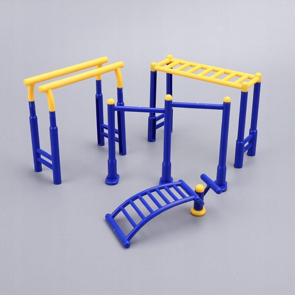 Miniatur-Fitnessgeräte-Set 1:12 1:18 für Dioramen und Puppenhäuser
