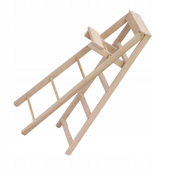 Mini scala in legno per case delle bambole e decorazioni: compatta e resistente