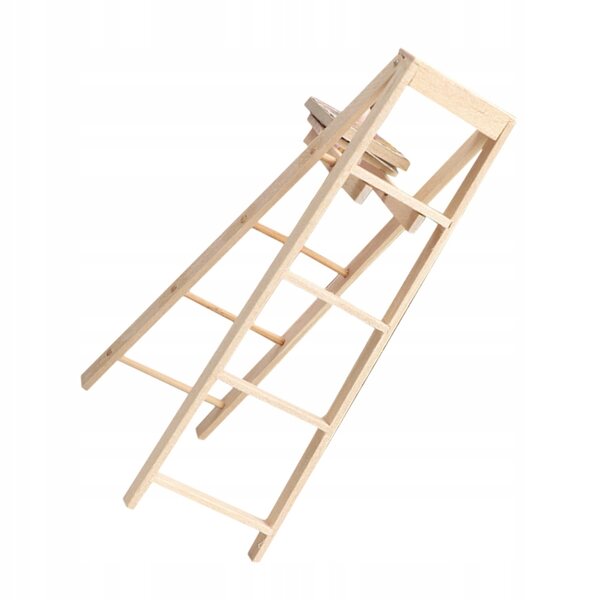 Mini scala in legno per case delle bambole e decorazioni: compatta e resistente