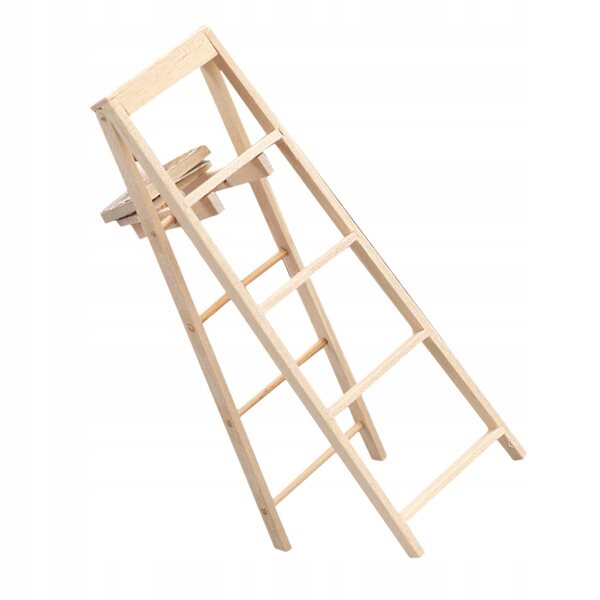 Mini scala in legno per case delle bambole e decorazioni: compatta e resistente