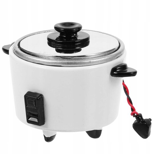 Mini dekorativer elektrischer RisoCoppo aus Metall für Puppenhaus