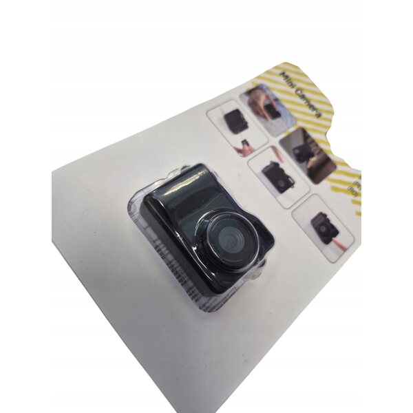 Mini apparato fotografico in legno nero come portachiavi decorativo