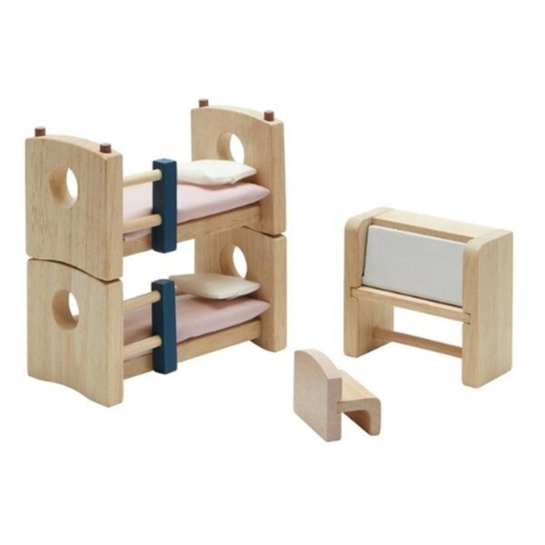 Holzmöbel für Plan Toys Puppenhäuser – Schlafzimmer der Orchard Collection