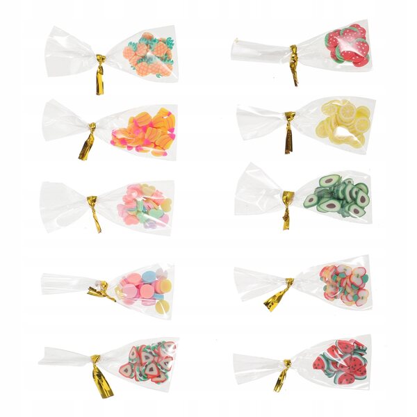 Set 10 Miniature Dolci in Plastica per Casa delle Bambole e Decorazioni DIY
