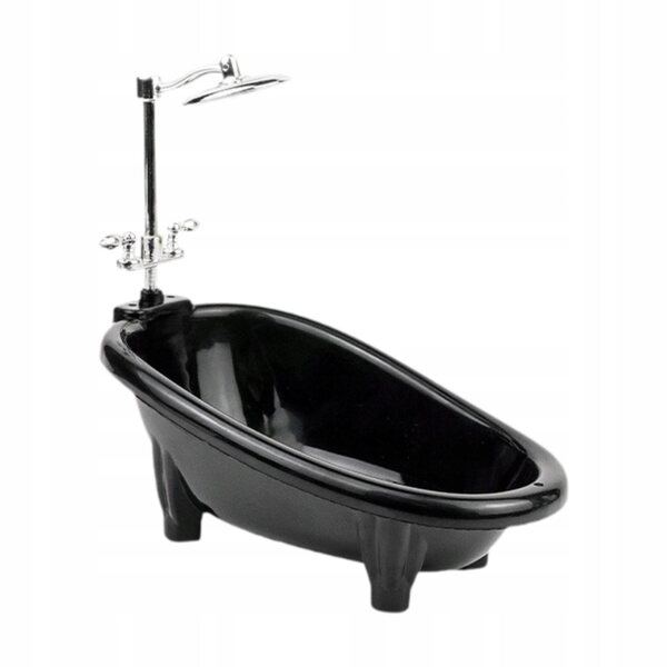 Mini vasca da bagno per bambole decorazione realistica per casa delle bambole