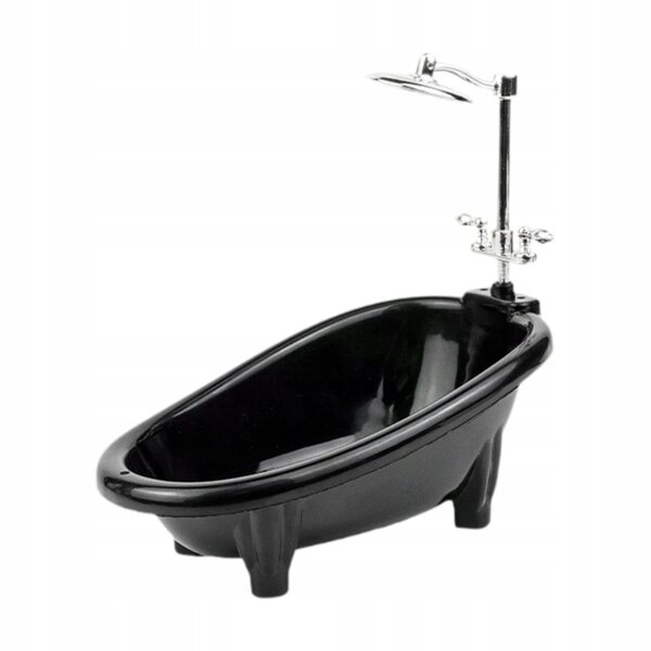 Mini vasca da bagno per bambole decorazione realistica per casa delle bambole