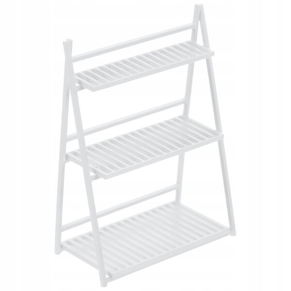 Mini supporto porta piante in ABS bianco per case di bambole e micro giardini