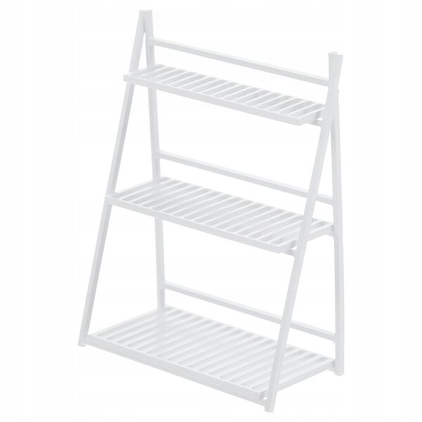 Mini supporto porta piante in ABS bianco per case di bambole e micro giardini