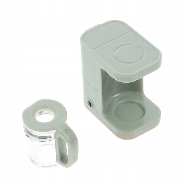Miniatura Macchina da Caffè in ABS Verde per Casa delle Bambole e Mini Cucina