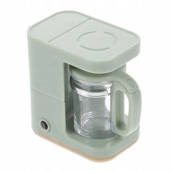 Miniatura Macchina da Caffè in ABS Verde per Casa delle Bambole e Mini Cucina