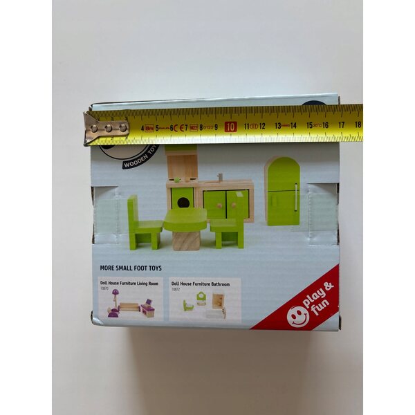 Mobili da cucina in legno per bambole Small Foot, set 2 pezzi bambini 3+