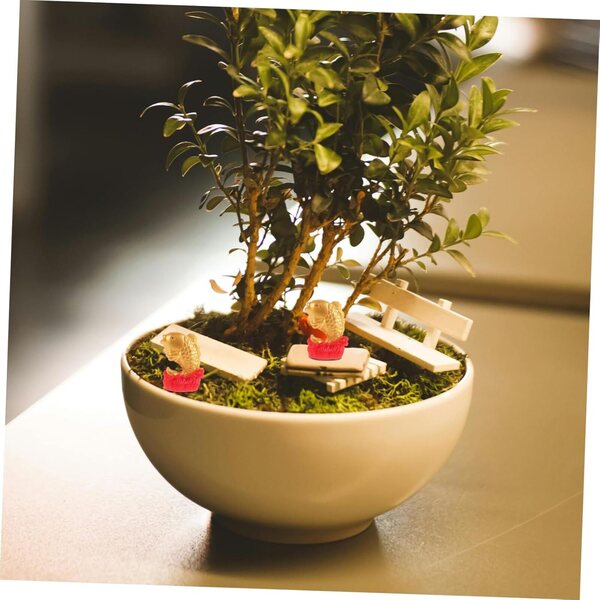 YARNOW 4 statuette miniatura pesce koi resina per decorazioni Feng Shui casa e ufficio