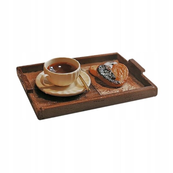 Accessori Miniatura per Casa delle Bambole Set Tè Pomeridiano Realistico