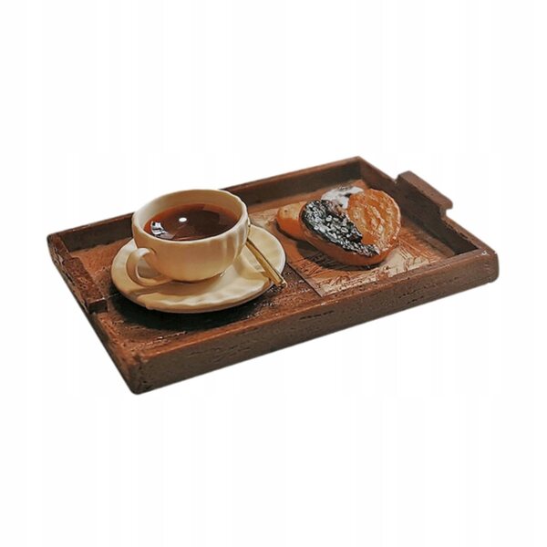 Accessori Miniatura per Casa delle Bambole Set Tè Pomeridiano Realistico