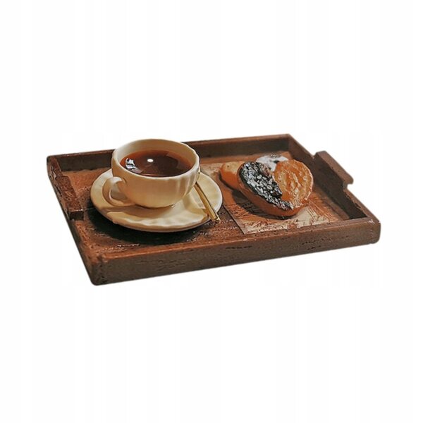 Accessori Miniatura per Casa delle Bambole Set Tè Pomeridiano Realistico